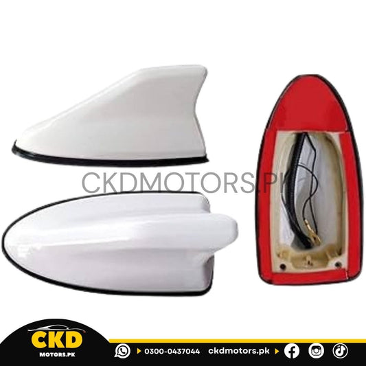 Universal Car Hybrid Aero Shark Fin Antenna Js Racing Style