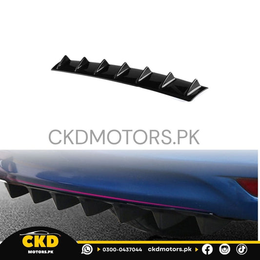 Universal Rear Bumper Defuser Shark Fin Style