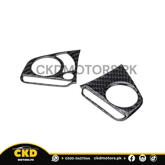 Honda Civic X Carbon Fiber Steering Multimedia Trims 2016-2021