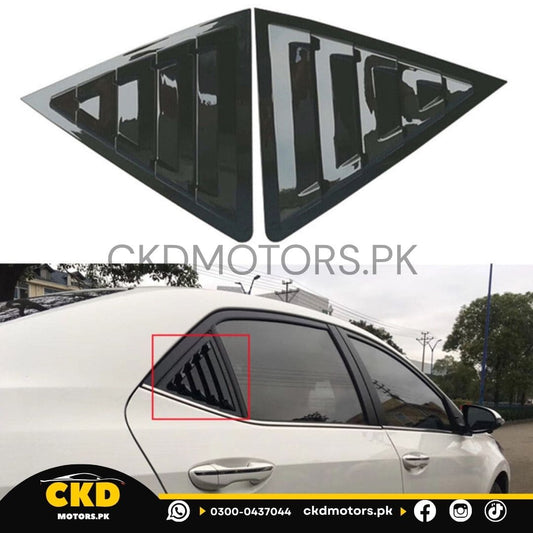 Corolla Window Quarter Louver Vents 2015-2025
