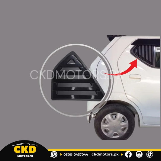Suzuki Alto Black Quarter Louver For 2019-2025