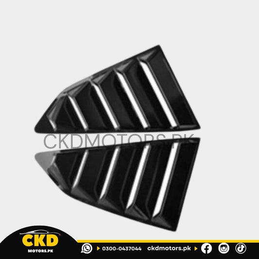 Suzuki Wagon R  Black Quarter Louver For 2019- 2025