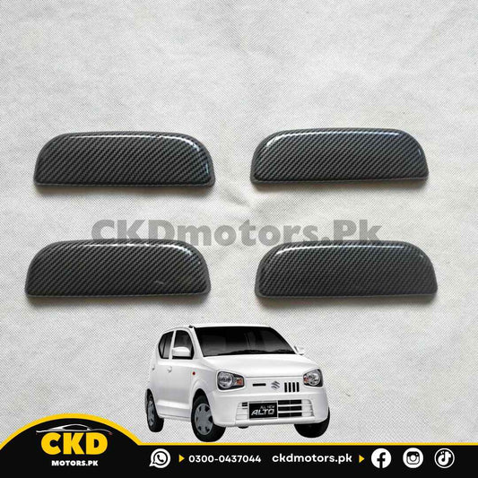 Suzuki Alto 2019-24 Carbon Fiber Door Handles Covers
