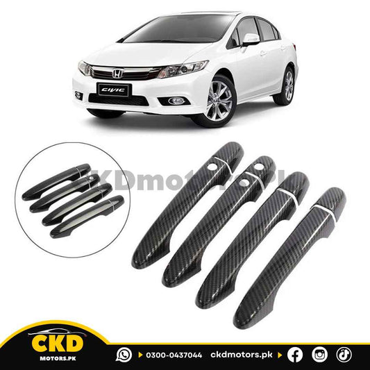 Honda Civic Rebirth 2013-2016 Carbon Fiber Door Handles Covers