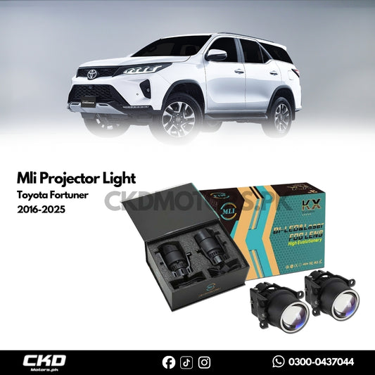 MLI Projector Light For Toyota Fortuner 2016-2025