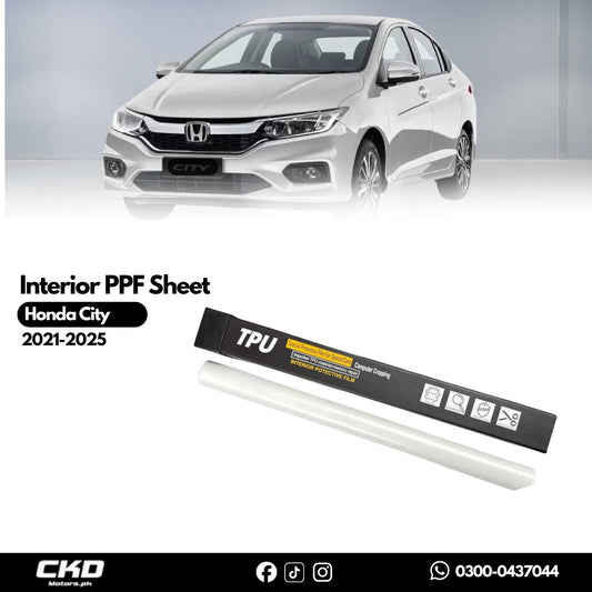 Interior PPF Sheet For Honda City 2021-2025