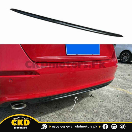 Honda Civic 2022-24 11 Gen Carbon Fiber Back Bumper Trim
