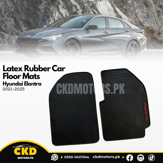 Latex Rubber Floor Mats For Hyundai Elantra 2024-2025