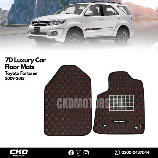7D Luxury Car Floor Mat For TOYOTA Fortuner 2012-2015
