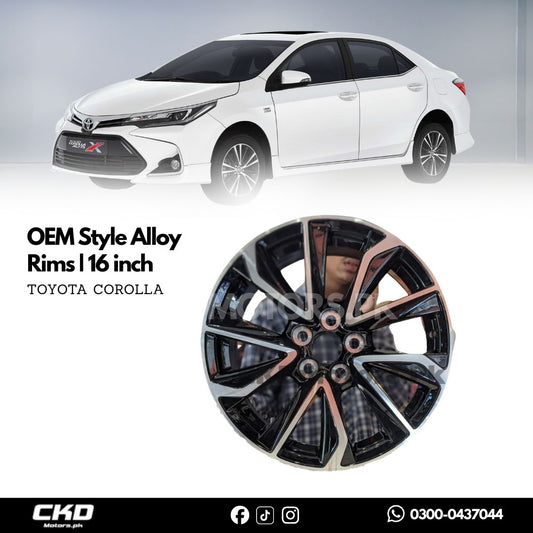 Toyota Corolla 2023-24 OEM Style Alloy Rims | 16 inch