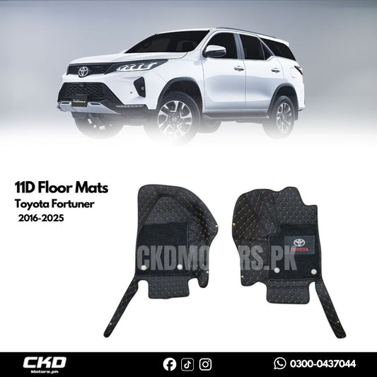 11D Floor Mat For Toyota Fortuner 2016-2025