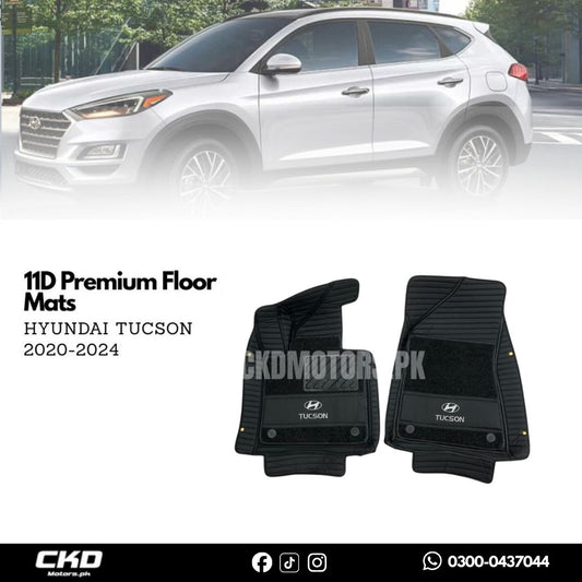 11D Premium Floor Mats for Hyundai Tucson 2020-2024