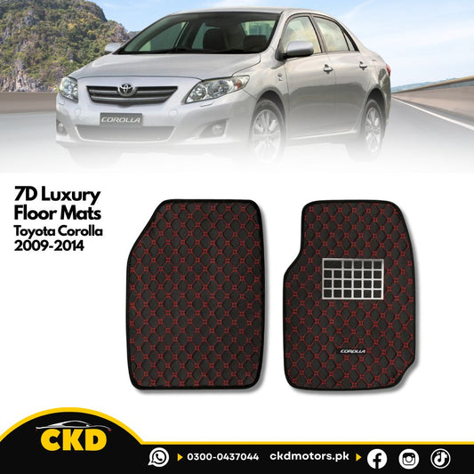 7D Luxury Floor Mats For Toyota Corolla 2009–2014
