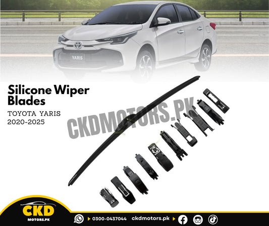 Flat Silicone Wiper Blades for Toyota Yaris 2020-2025