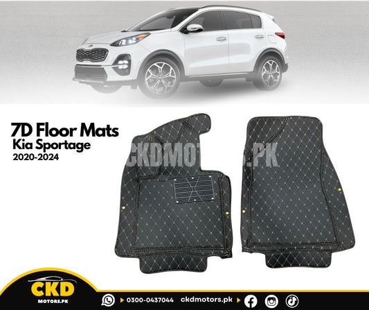 7D Luxury Car Floor Mats for Kia Sportage 2018-2024