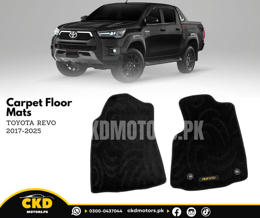 Carpet Floor Mats for Toyota Revo Hilux 2017-2025