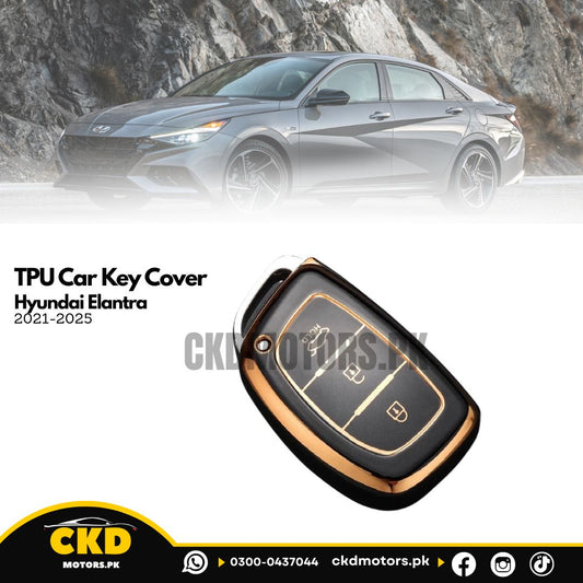 TPU Car Key Cover for Hyundai Elantra 2024-2025