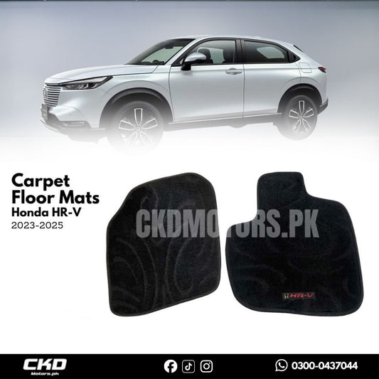 Carpet Floor Mats (black) for Honda HR-V 2023-2025