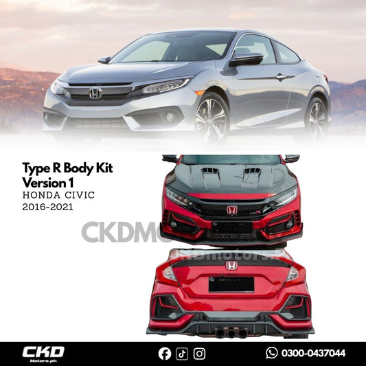 Honda Civic X Type R Body Kit Version 2 | 2016-21