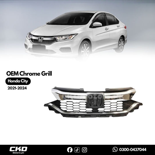Honda City 2021-2024 OEM Chrome Grill