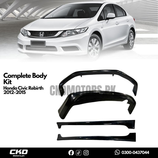 Complete Body Kit (Front and Back and Side Skirts) China Plastic for Honda Civic Rebirth 2012-2015