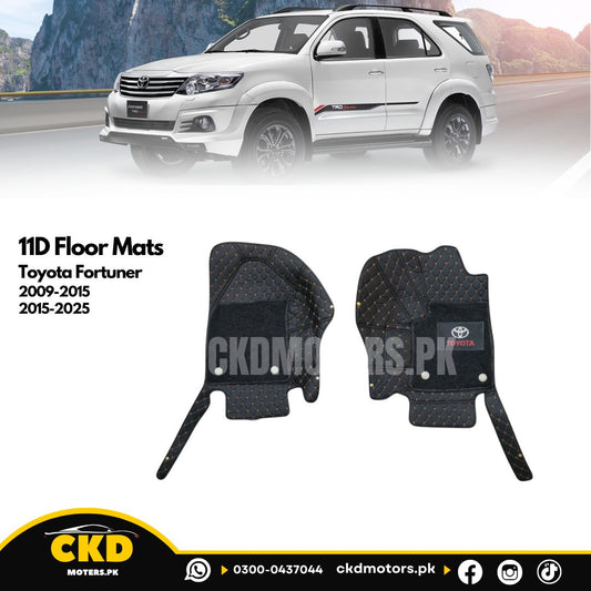 11D Floor Mats For Toyota Fortuner 2012-2015