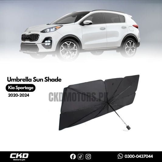 Foldable Car Umbrella Sun Shade for Kia Sportage (2018–2024)