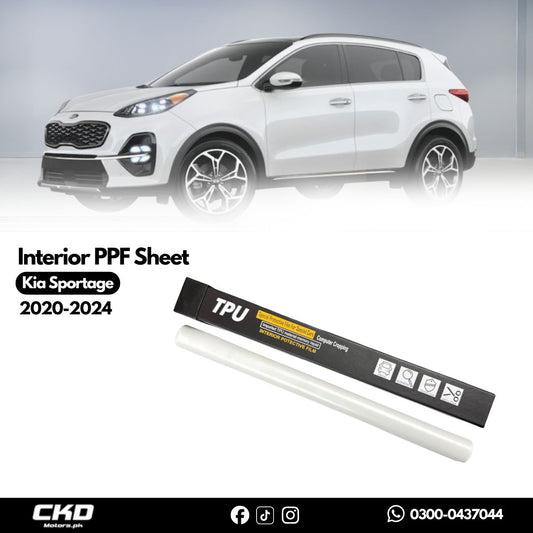 Interior PPF Sheet For Kia Sportage 2020-2024