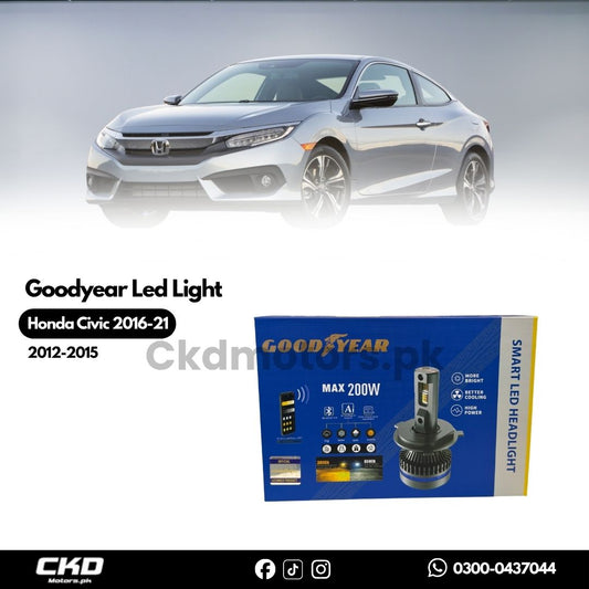 Goodyear | 200W | LED Foglamp Light | for Honda Civic (2016-2021)