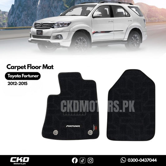 Premium Carpet Car Floor Mats For Toyota Fortuner 2012-2015