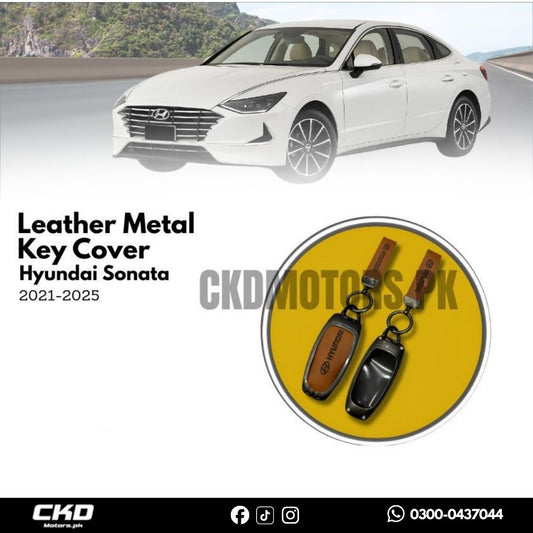 Metal Key Cover for Hyundai Sonata 2021–2024
