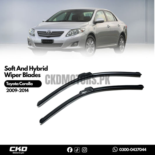 Soft And Hybrid Car Wiper Blades For Toyota Corolla 2009-2014