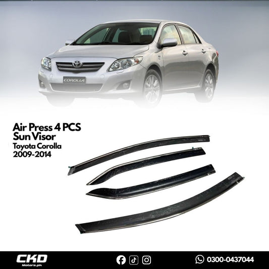 TXR Air Press 4 PCS Sun Visor for Toyota Corolla 2009-2014