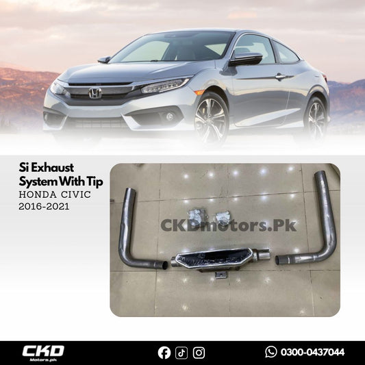 Honda Civic Si Exhaust System With Tip | 2016-21