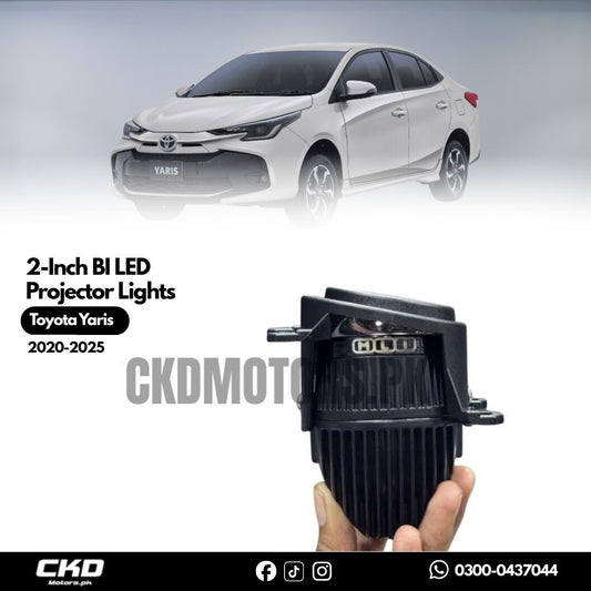 2-Inch BI LED Projector Lights For Toyota Yaris 2020-2025