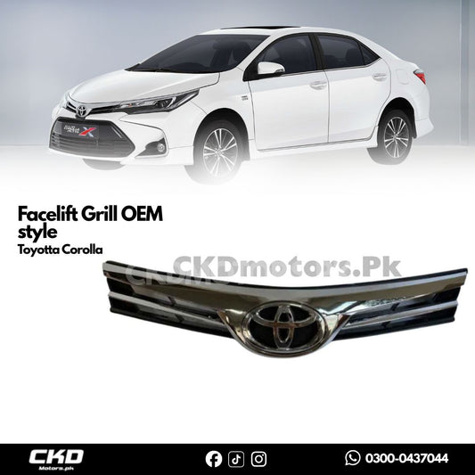 Toyota Corolla 2015-2024 Facelift Grill OEM style
