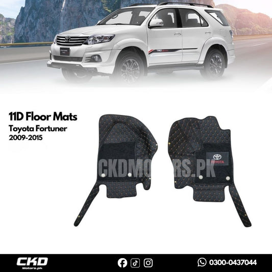 11D Floor Mats For Toyota Fortuner 2012-2015