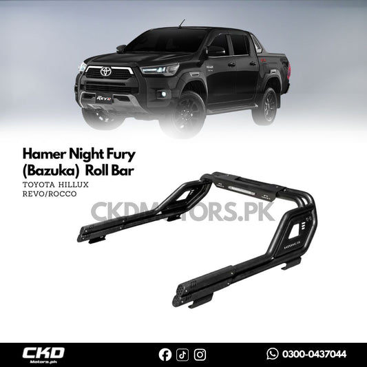 Hamer Double Pipe Roll Bar Night Fury (Bazuka) For Toyota Hilux Revo - 2016-2022