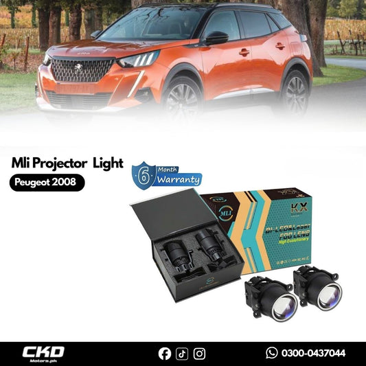 MLI Car Projector And Fog Lights for Peugeot 2008
