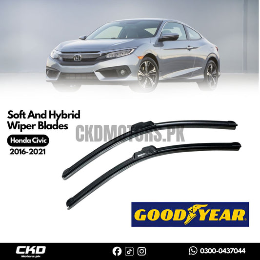 GOODYEAR Car Wiper Blades For Honda Civic 2016-2021