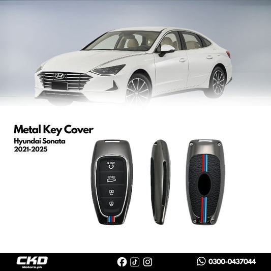 Metal Key Cover for Hyundai Sonata 2021-2024
