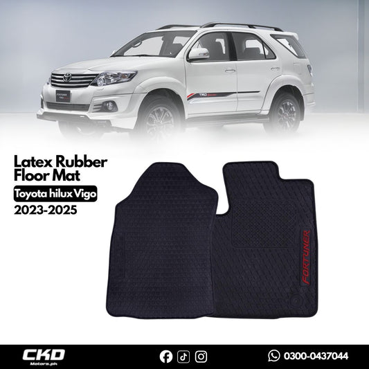 Latex Rubber Floor Mat For Toyota Fortuner 2012-2015