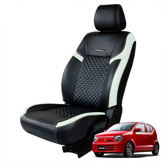 Suzuki Alto 660CC Leather Seat Cover Black Model 2017-2024