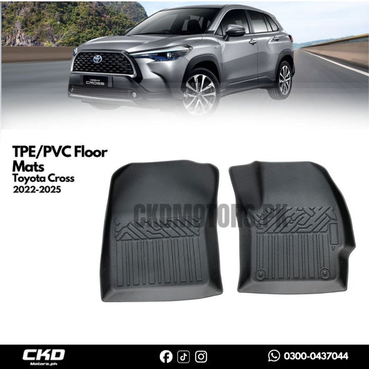 Tpe Floor Mats for Toyota Corolla Cross 2023-2024