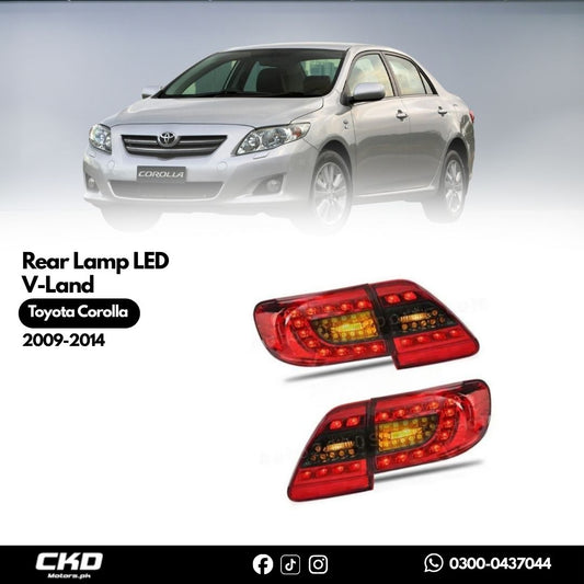 Rear Lamp LED V-Land For Toyota Corolla 2009-2014