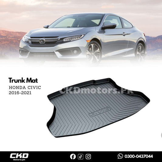 Honda Civic X Trunk Mat Premium Quality | 2016-21