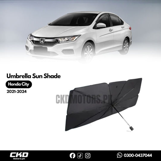 Foldable Car Umbrella Sun Shade for Honda City 2022–2025