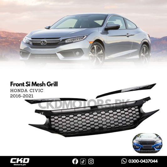 Honda Civic X 2016-2021 Front Si Mesh Grill