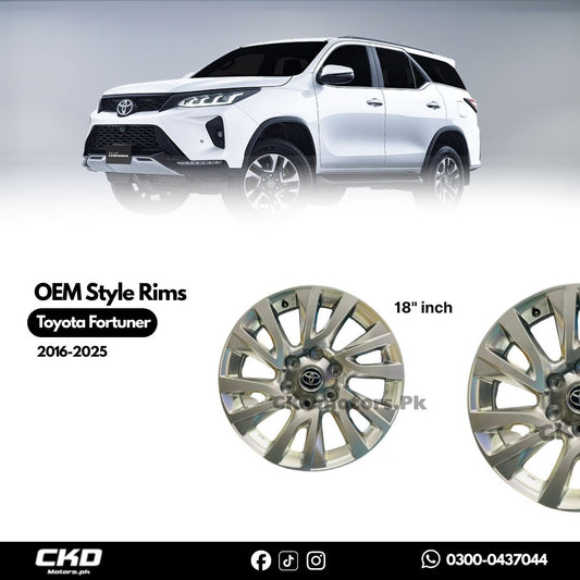Toyota Fortuner Sigma 2021-24 OEM Style Rims
