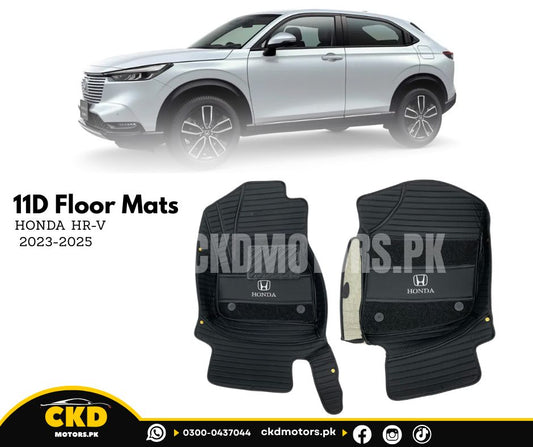 11D Floor Mats for Honda HRV 2023-2025
